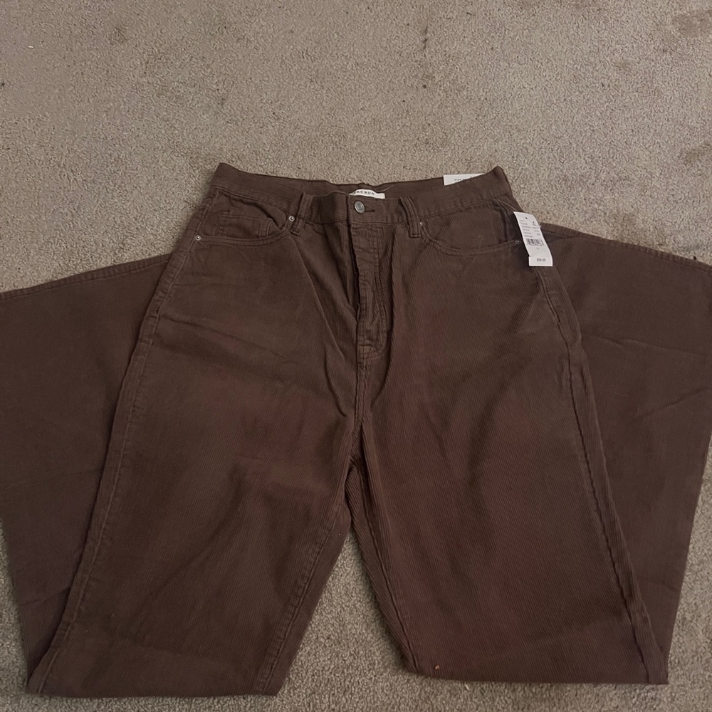 PacSun Women's Boot Cut Jeans in Brown - Picture 2 of 4